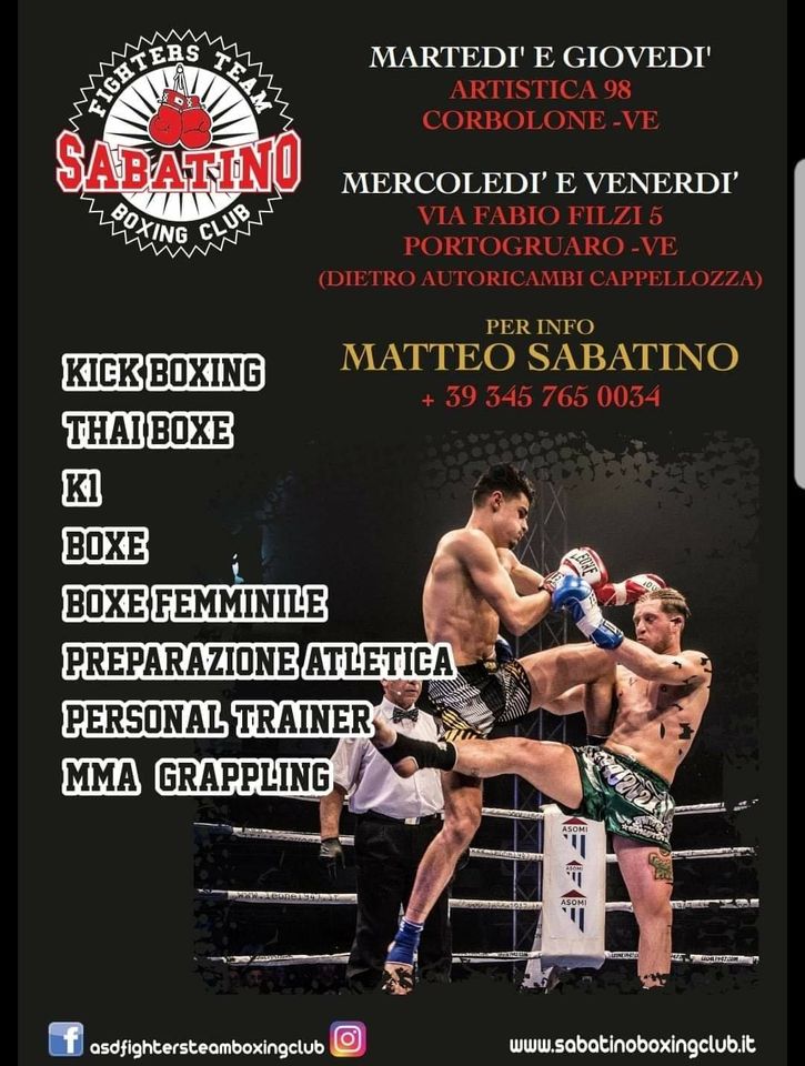 asd sabtino fighters team boxe kick thai boxeboxing